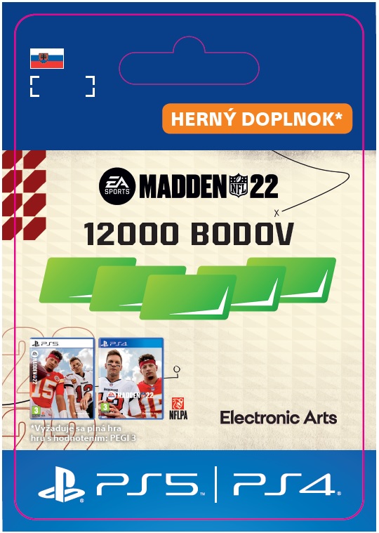ESD SK PS4 - MADDEN NFL 22 - 12000 Madden Points