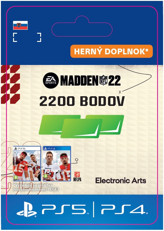 ESD SK PS4 - MADDEN NFL 22 - 2200 Madden Points