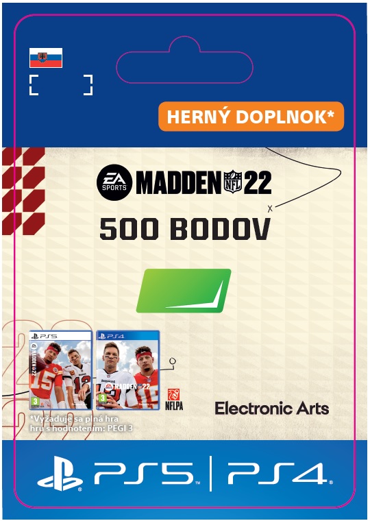 ESD SK PS4 - MADDEN NFL 22 - 500 Madden Points