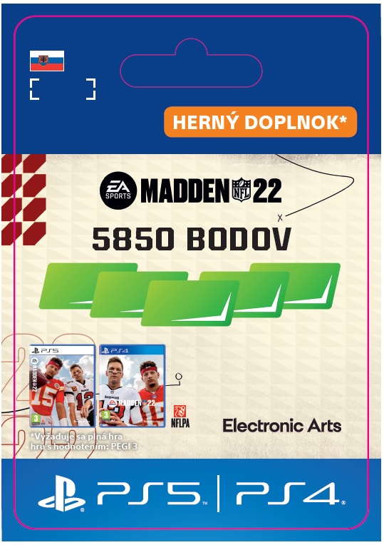 ESD SK PS4 - MADDEN NFL 22 - 5850 Madden Points