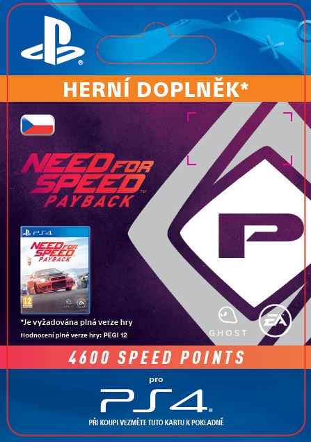 ESD SK PS4 - NFS Payback 4600 Speed Points (Av. 7.11.2017)