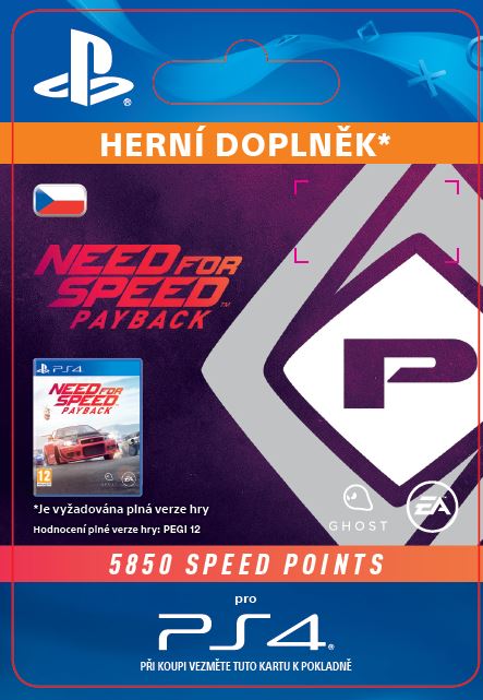 ESD SK PS4 - NFS Payback 5850 Speed Points (Av. 7.11.2017)