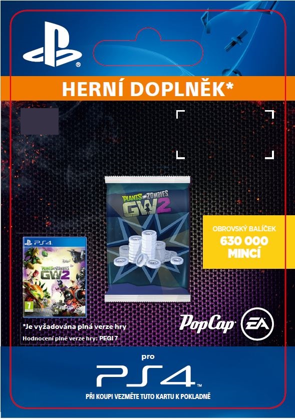 ESD SK PS4 - Plants vs. Zombies Garden Warfare 2: 630,000 Epic Coins Pack