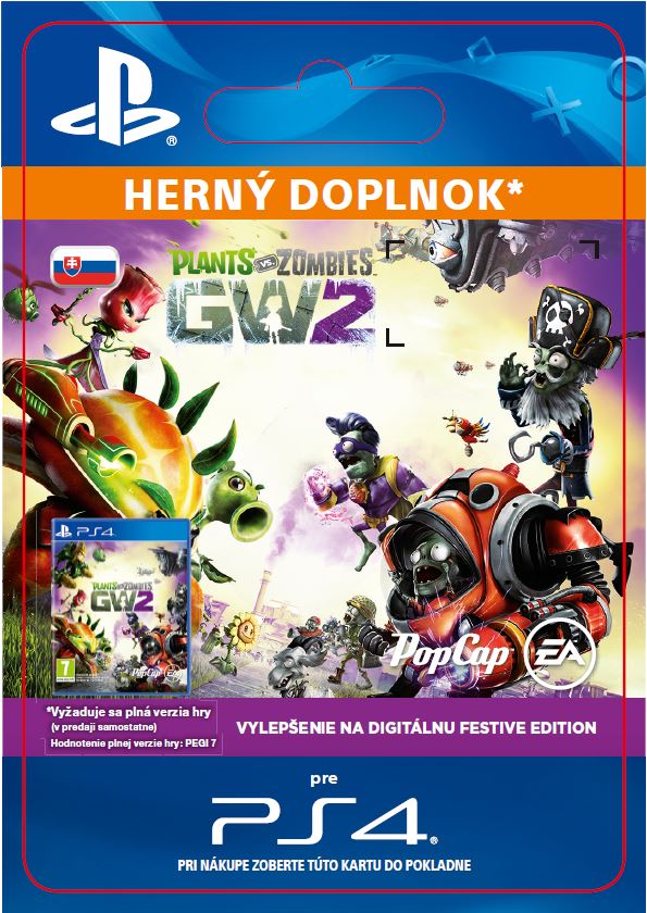 ESD SK PS4 - Plants vs. Zombies GW2 - Festive Edition Upgrade