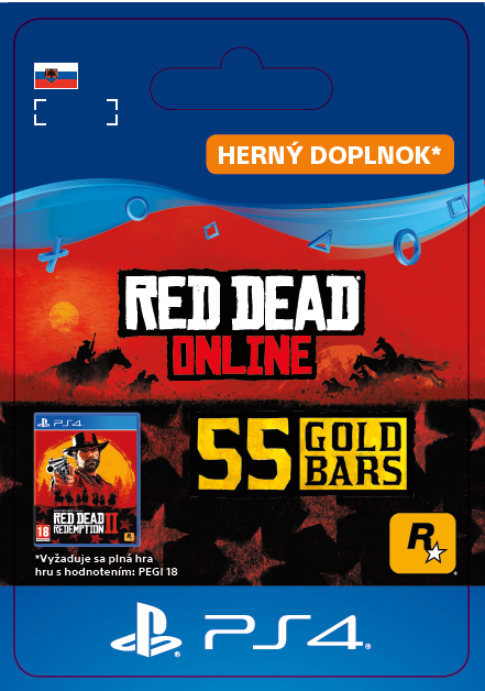 ESD SK PS4 - Red Dead Online: 55 Gold Bars