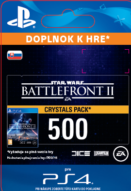 ESD SK PS4 - STAR WARS™ Battlefront™ II: 500 Crystals (Av. 14.11.2017)