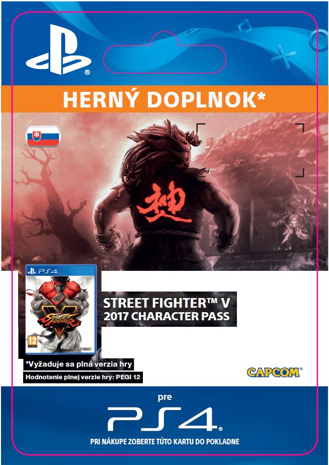 ESD SK PS4 -Street Fighter V - Character Pass 2017