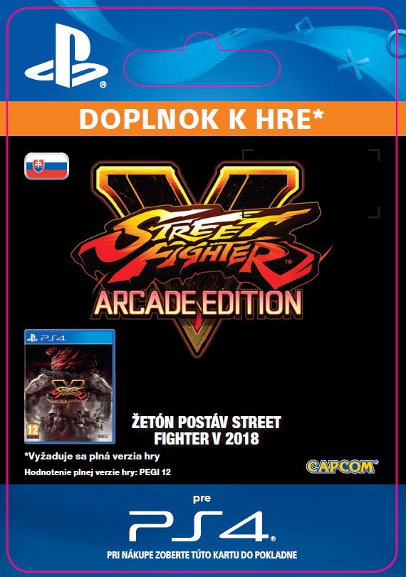 ESD SK PS4 - STREET FIGHTER V Season 3 Character Pass (16.1.2018)