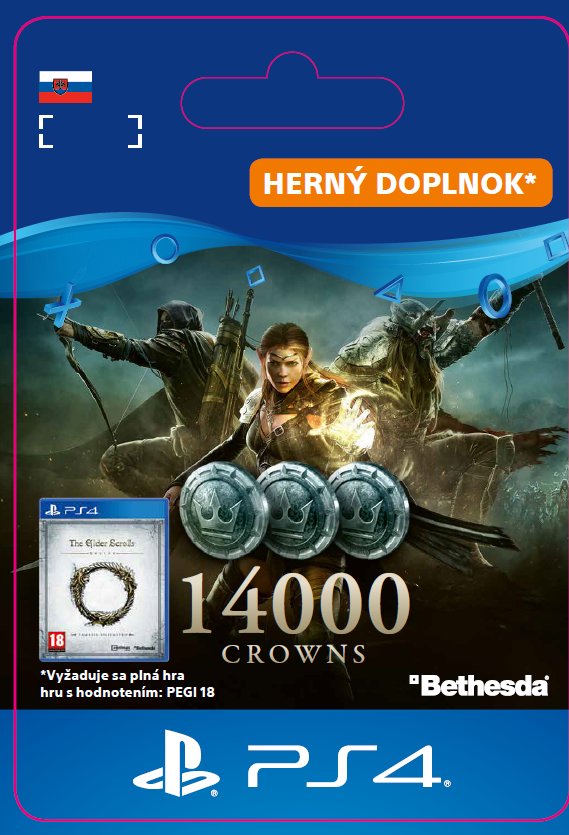 ESD SK PS4 - The Elder Scrolls® Online: 14000 Crowns