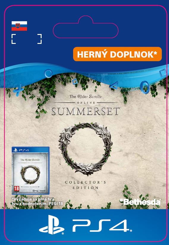 ESD SK PS4 - The Elder Scrolls® Online: Summerset™ Collector's Ed. Upgrade
