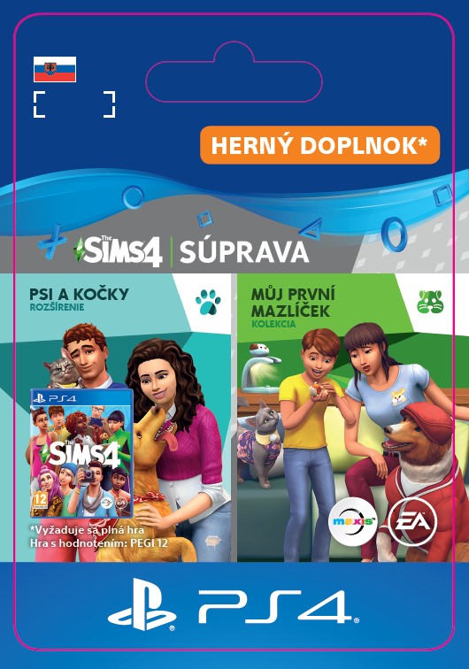 ESD SK PS4 - The Sims™ 4 Cats and Dogs Plus My First Pet Stuff Bundle