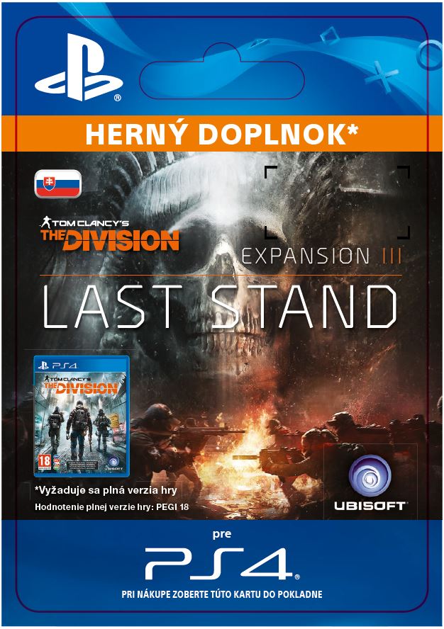 ESD SK PS4 - Tom Clancy's The Division Last Stand