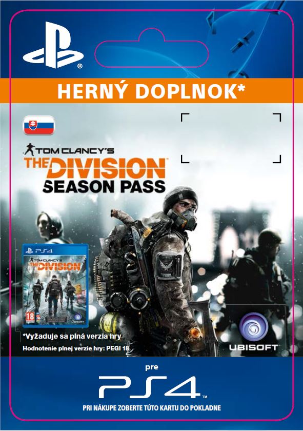 ESD SK PS4 - Tom Clancy's The Division - Season Pass