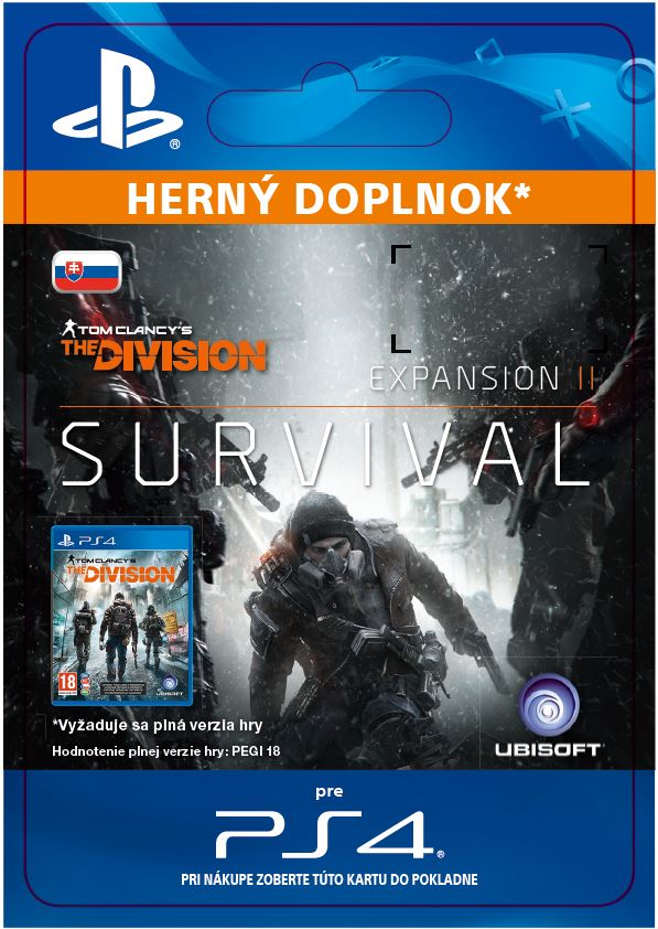 ESD SK PS4 - TOM CLANCY’S THE DIVISION Survival