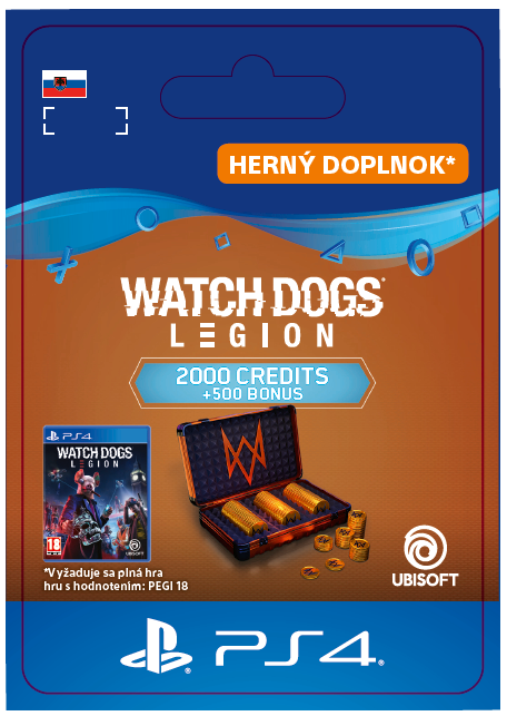 ESD SK PS4 - WATCH DOGS: LEGION 2500 WD CREDITS PACK