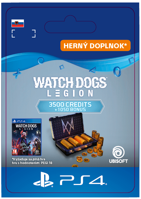 ESD SK PS4 - WATCH DOGS: LEGION 4550 WD CREDITS PACK