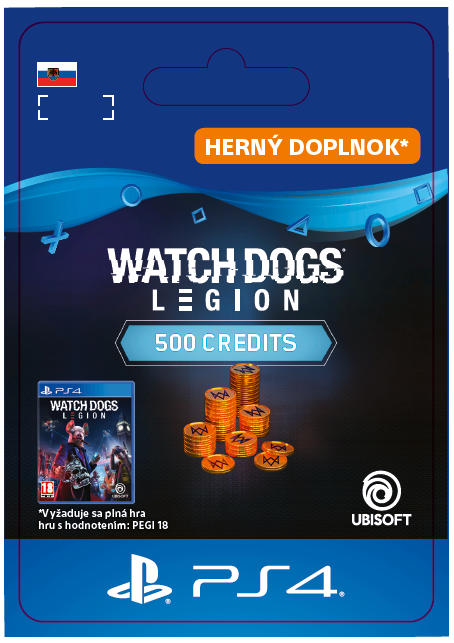ESD SK PS4 - WATCH DOGS: LEGION 500 WD CREDITS PACK