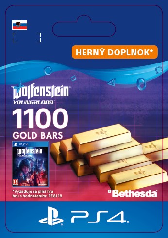ESD SK PS4 - Wolfenstein: Youngblood - 1100 Gold Bars