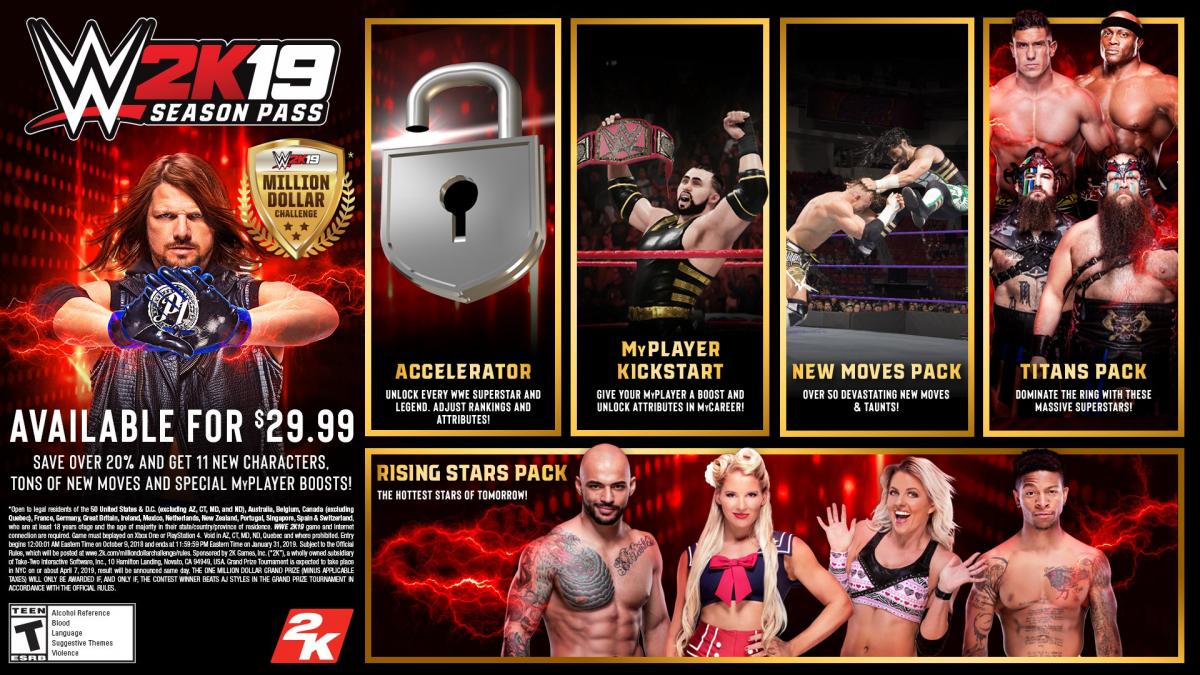 ESD SK PS4 - WWE 2K19 Season Pass