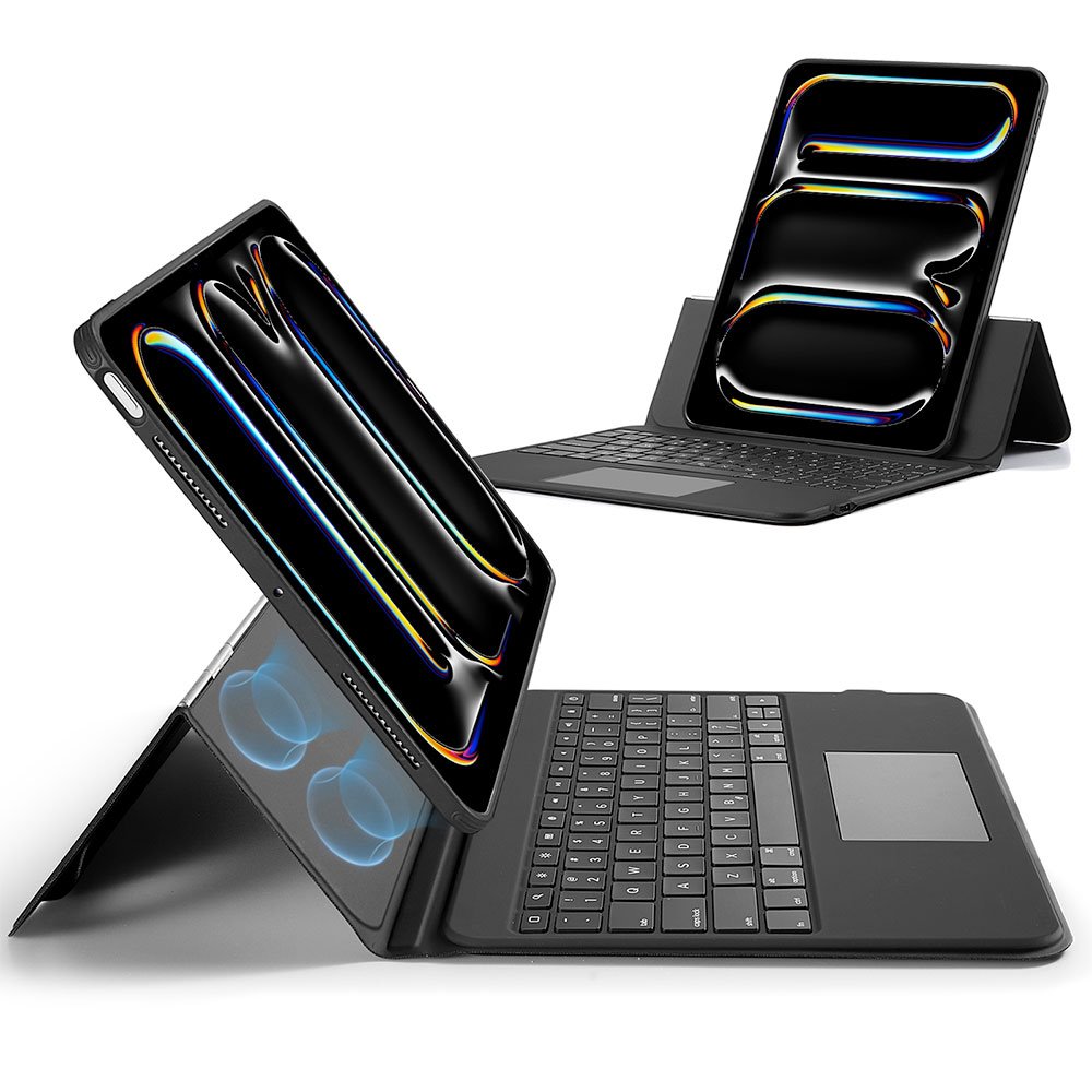 ESR klávesnica Ascend Keyboard Case pre iPad Pro 13" M4 2024 Eng - Black 6B020-13P-UK