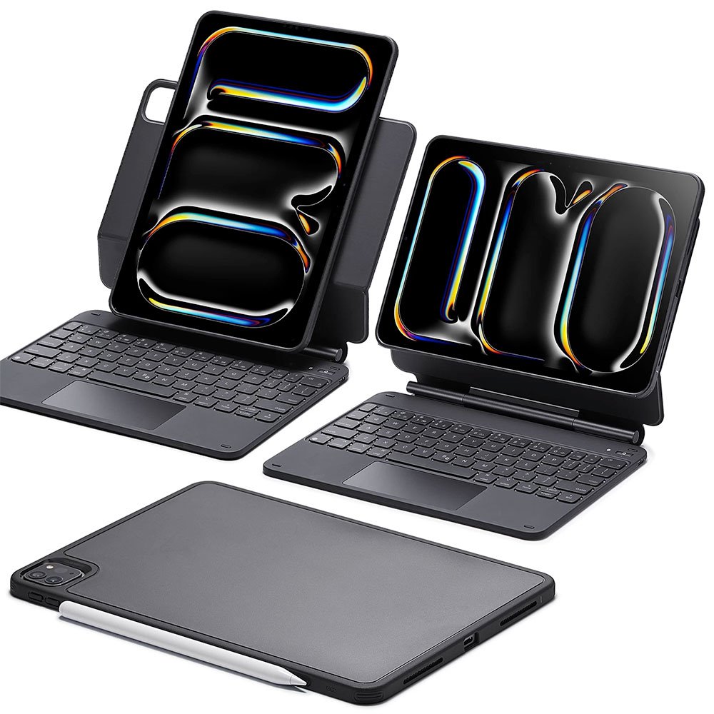ESR klávesnica Rebound Magnetic Keyboard Case pre iPad Pro 11" M4 2024 Eng - Black 6B022-11P-UK