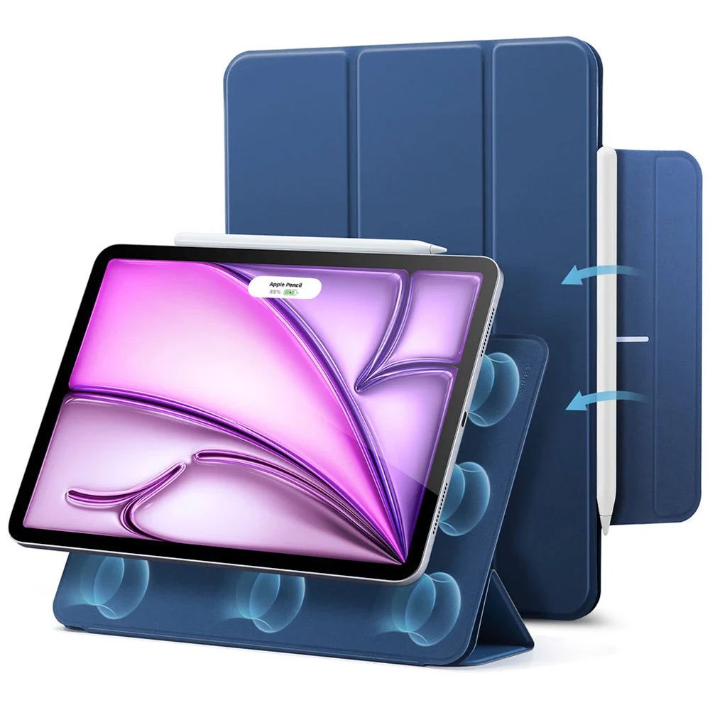 ESR puzdro Rebound Magnetic Case pre iPad Air 13" M2/M3 - Navy Blue 1B19803-BL