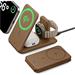 ESR Qi2 3-in-1 Travel Wireless Charging Set - Brown 2C569A-BR