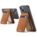 ESR Vegan Leather Magnetic Wallet Stand - Tan Suede ESR-HLW-BR