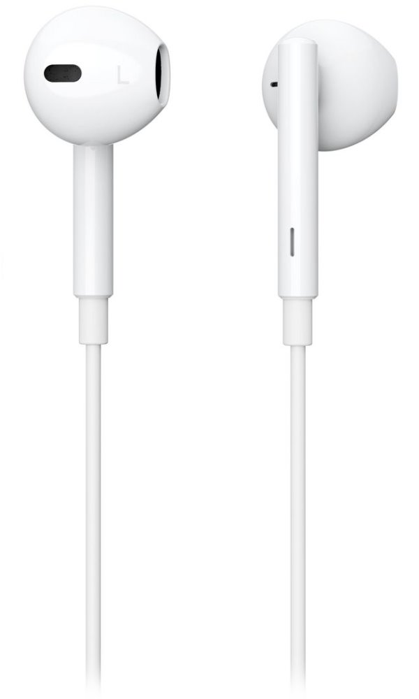 eSTUFF In-ear Headphone Earpod USB-C plug for USB-C devices, White ES652200