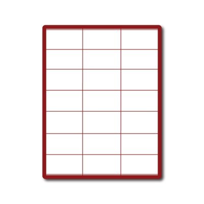 etikety ECODATA Samolepiace 70x42,4 univerzálne biele 21ks/A4 (100 listov A4/bal.) ECO-07004200