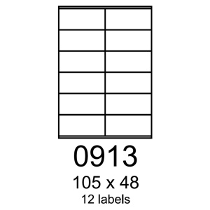 etikety RAYFILM 105x48 univerzálne zelené R01200913A (100 list./A4) R0120.0913A