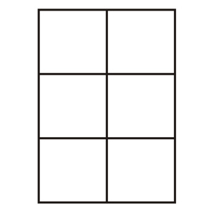 etikety RAYFILM 105x99 univerzálne biele R01008022F (1.000 list./A4) R0100.8022F