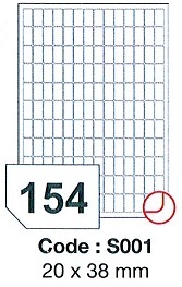 etikety RAYFILM 20x38 vysokolesklé biele laser SRA3 R0119S001D (300 list./A3) R0119.S001D