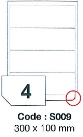 etikety RAYFILM 300x100 univerzálne biele SRA3 R0100S009Q (400 list./SRA3) R0100.S009Q
