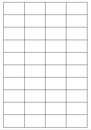 etikety RAYFILM 42x28,5 matné biele polyesterové laser R050242x28,5A-LCUT (100 list./A4) R0502.42x28,5A-LCUTA4