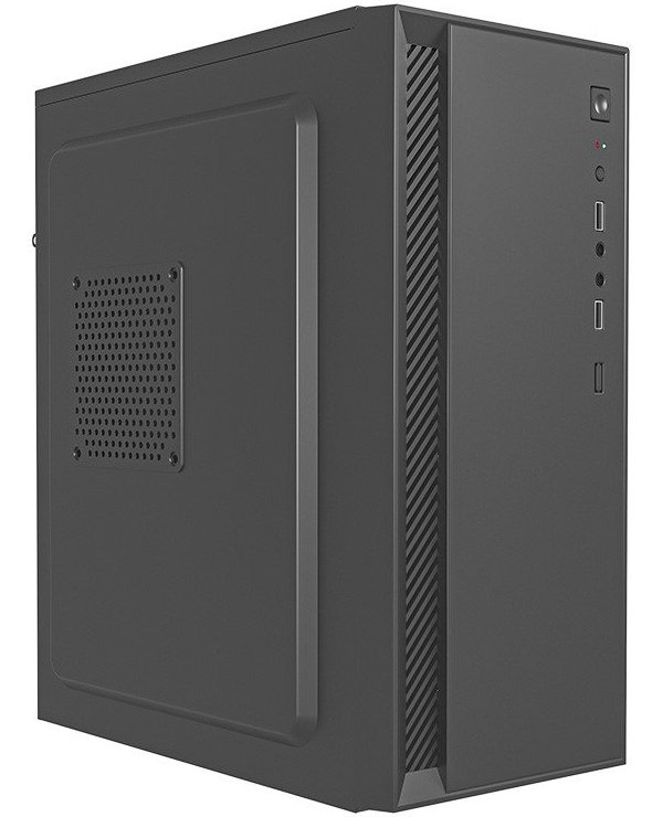 EUROCASE microATX MC EC-180 / bez zdroje / 2x USB 3.0 / audio / černá M180-5