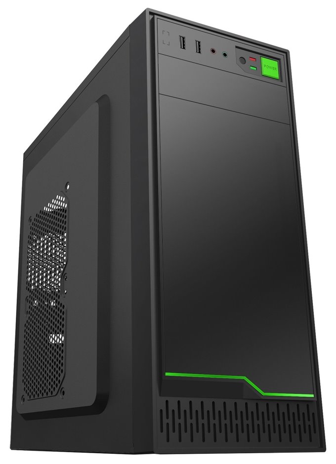 EUROCASE MidT ML N6-500B / bez zdroje / 2x USB 3.0 / černá P001038859500