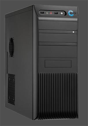 Eurocase ML-530, 2x USB, 2x audio, čierna, bez zdroja