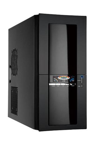 Eurocase ML-V400B, LCD, 4xUSB, eSATA, 2xaudio, čierna, bez zdroja ML 400B