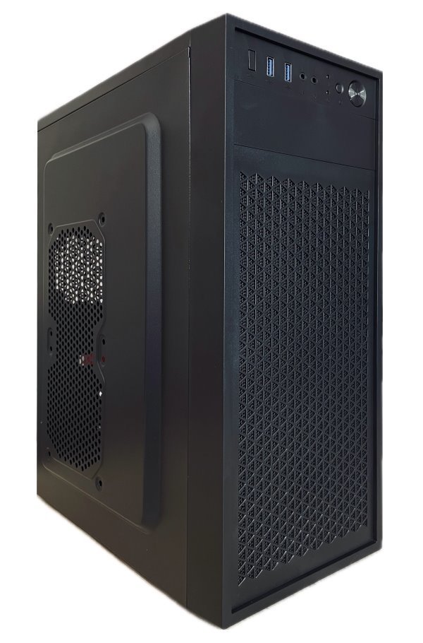 EUROCASE skříň ML N6-530B, Midi Tower, 2x USB 3.0, 2x audio, bez zdroje