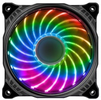EUROCASE ventilátor RGB 120mm (FullControl spot Led) VEN-LED-18Ledsfc
