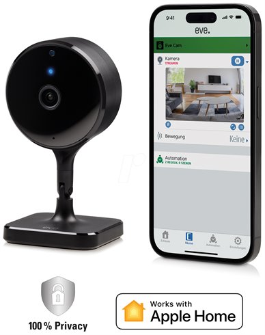 Eve Cam Secure Video Surveillance Smart Camera *Vystavený* 10ECJ8701DEMO