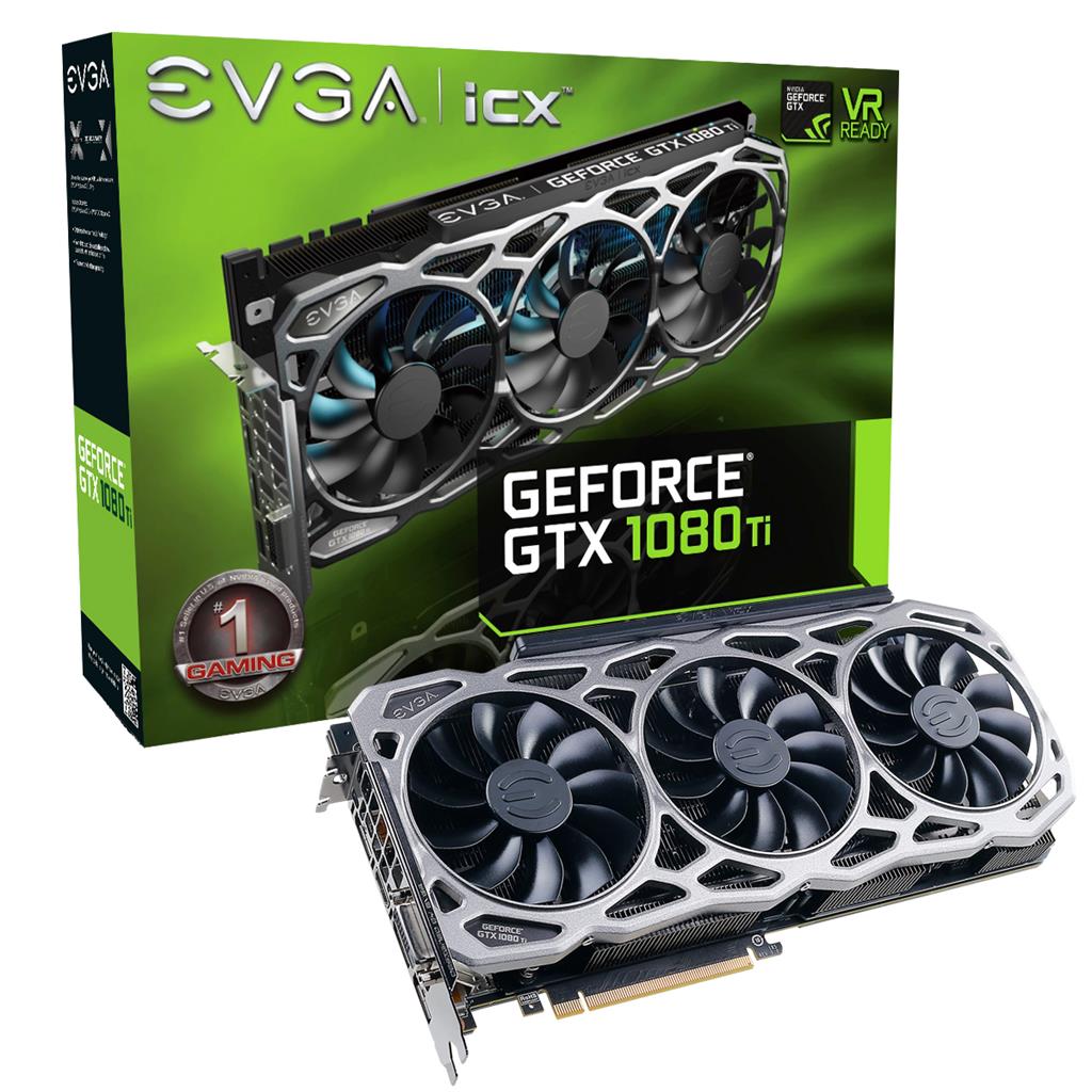 EVGA GeForce GTX 1080 Ti FTW3 GAMING / 11GB GDDR5X / 3xDP / HDMI / active 11G-P4-6696-KR