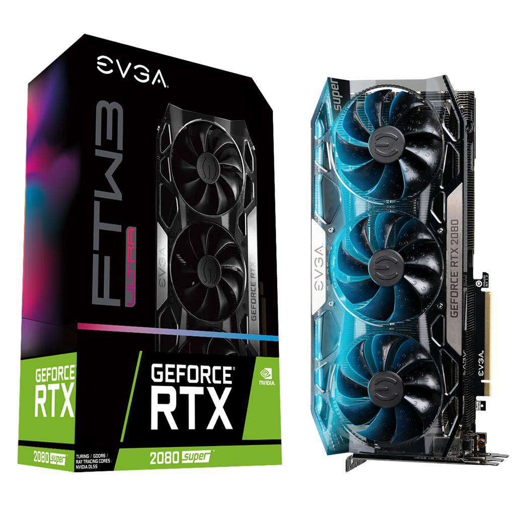 EVGA GeForce RTX 2080 SUPER FTW3 ULTRA GAMING / 8GB GDDR6 / PCI-E / 3x DP / HDMI / USB Type-C 08G-P4-3287-KR