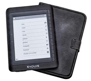 EVOLVE Ebook čítačka Cell (6" E-ink displej so 16-timi stupňami šedej, 9.000 strán, PDB/EPUB/PDF/RTF/MOBI/HTML/MP3 EB110