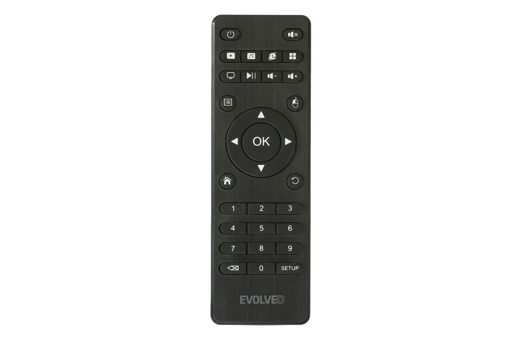 EVOLVEO dálkový ovladač, pro Android Box M4, M8, H4, H8, Q5 4K SHC ANDBOX-Q5-4K-RMT