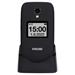 EVOLVEO EasyPhone FS, vyklápěcí mobilní telefon 2.8" pro seniory s nabíjecím stojánkem (černá barva) EP-771-FSB