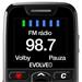 EVOLVEO EasyPhone, mobilní telefon pro seniory s nabíjecím stojánkem, černá EP-501-BK