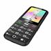 EVOLVEO EasyPhone XO, mobilní telefon pro seniory s nabíjecím stojánkem (černá barva) EP-630-XOB