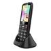 EVOLVEO EasyPhone XO, mobilní telefon pro seniory s nabíjecím stojánkem (černá barva) EP-630-XOB
